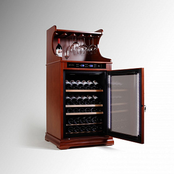 картинка Отдельностоящий винный шкаф Meyvel MV46-WM1-BAR1.4-C махагон 